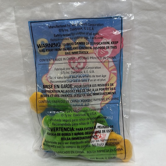 McDonald’s Ty beanie babies, SMOOCHY the frog - Picture 2 of 2